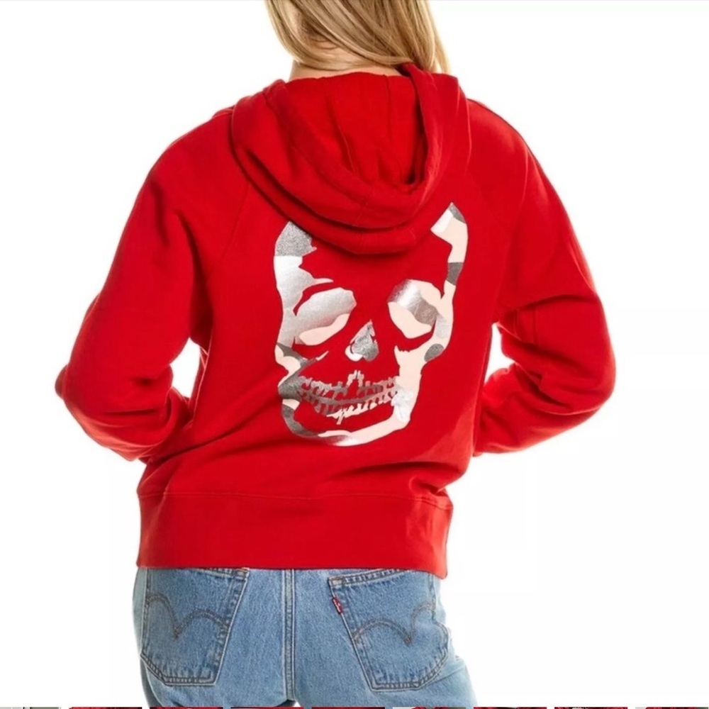 Zadig & Voltaire Clipper Camo Skull Hoodie NWT - Picture 9 of 13